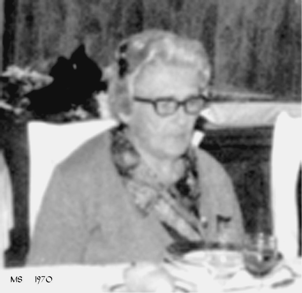 Maria Sguassábia em Campinas por volta de 1970