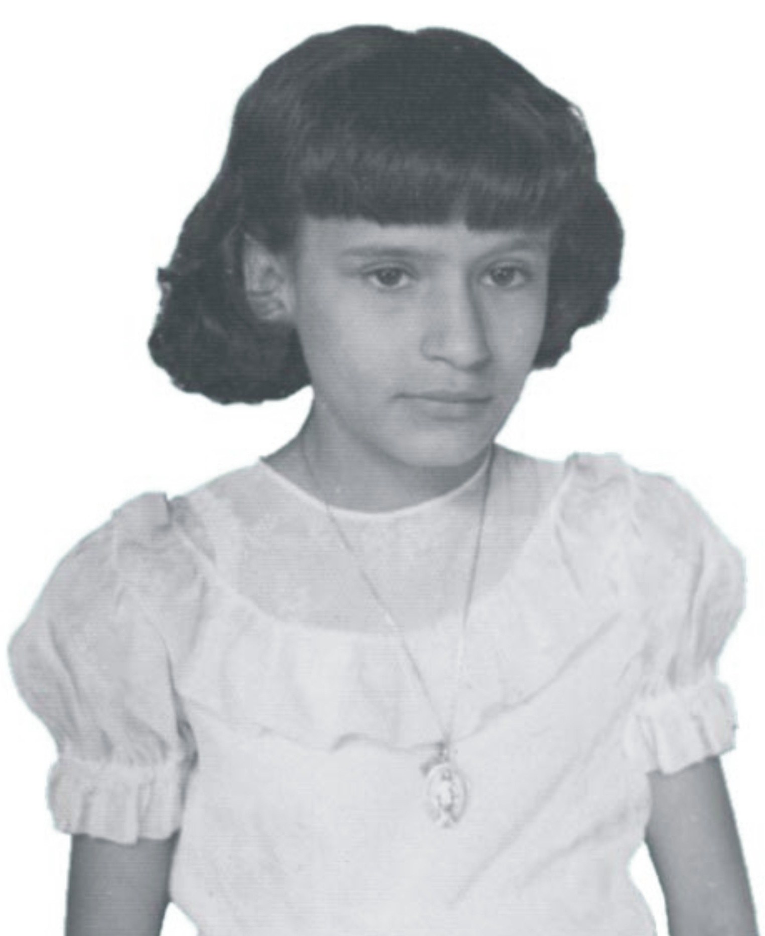 Orides Fontela ainda menina